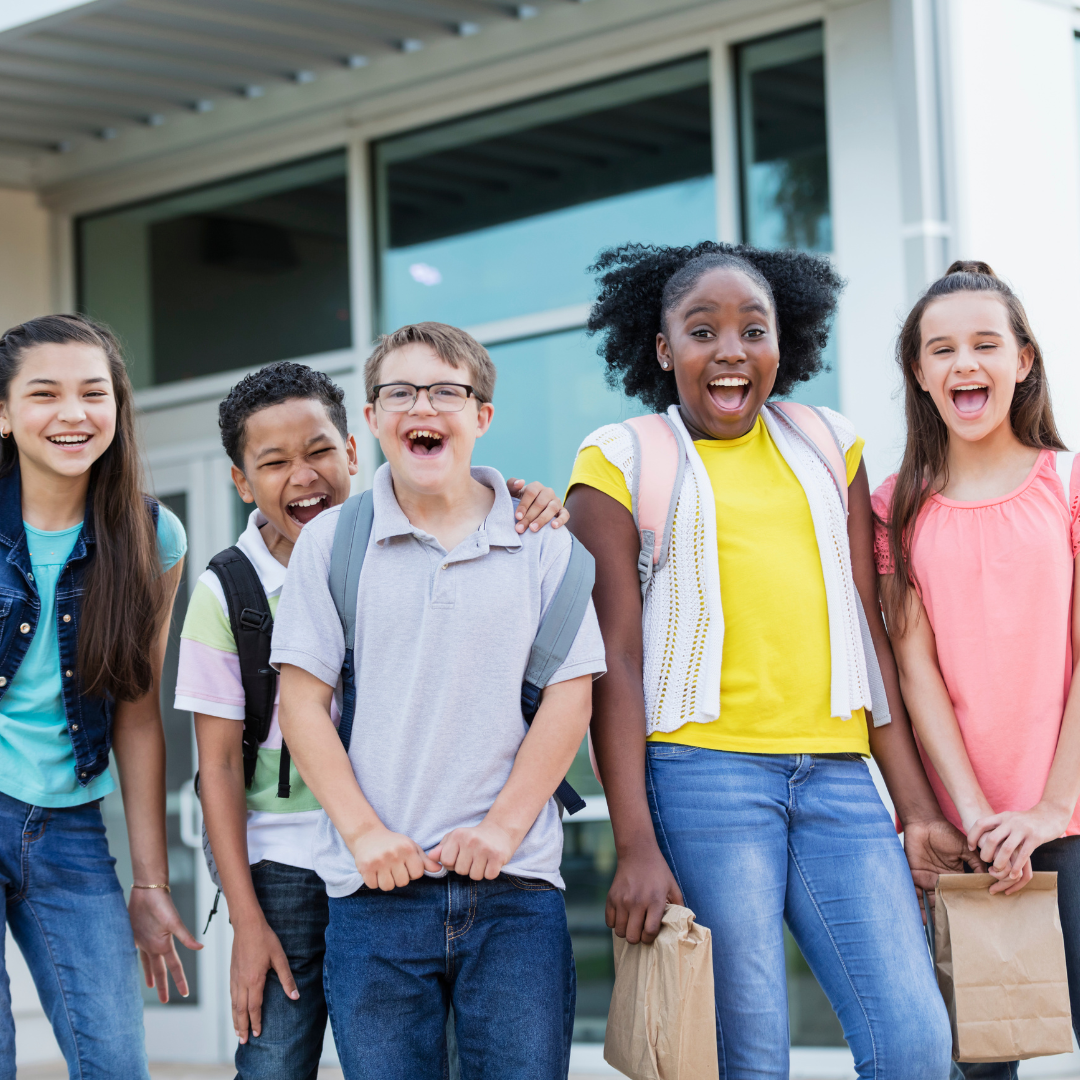 Group of middle school students.