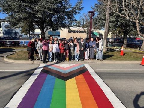 Partnership with City of Langford to create a Pride Progress Crosswalk. Supports DEI work. Goal 1. 